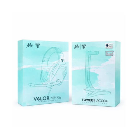 سماعة ألعاب Fantech VALOR MH86 + ستاند سماعة TOWER II AC3004 (بكج)